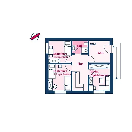 Haus Starklef Ferienwohnung Femke *